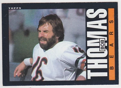 1985 Topps #36 Bob Thomas Chicago Bears - Image 1 of 2