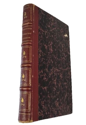 Maximes de La Rochefoucauld Montesquieu Vauvenargues (1853) Leather Binding - Image 1 of 4