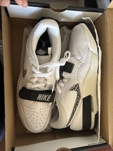 Nike Air Jordan Legacy 312 Low CD7069-110 Hombres Blanco Negro Zapatos de Baloncesto 10.5 - Imagen 1 de 5