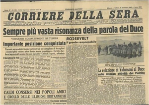 Corriere della sera 5 dicembre 1942 Giornali di guerra - Picture 1 of 1