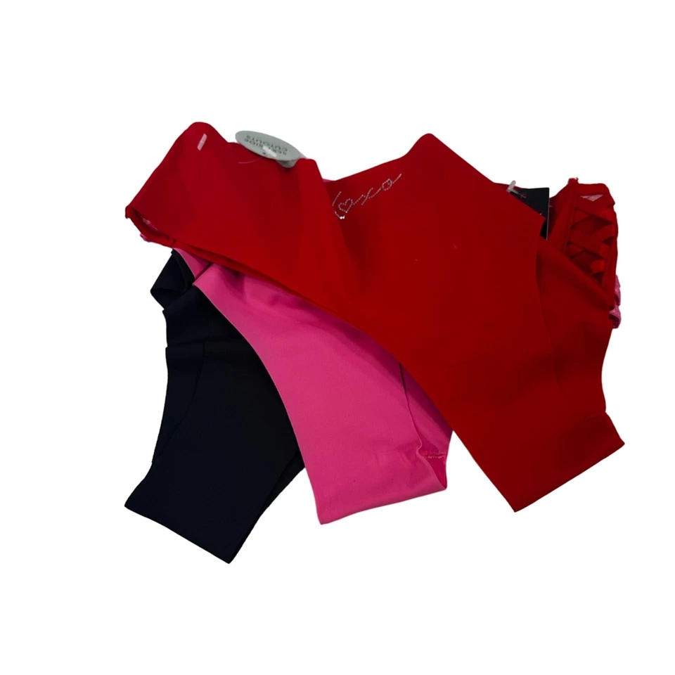Lote De 3 XOXO Intimates Para Mujer Talla Mediana Panty Bikini Sexy Recortes Laterales Nuevo Foto 1 de 4