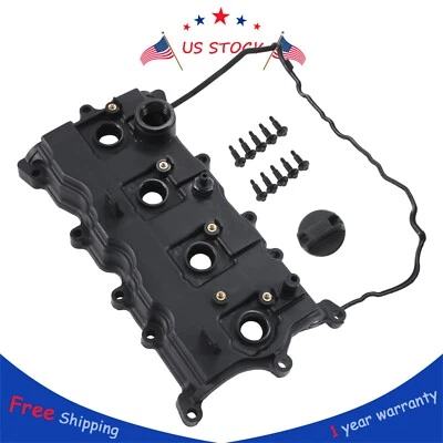 Valve Cover w/ Gasket & Bolts & Cap for Nissan Altima Sentra SE-R 2.5L 2007-2012 - Image 1 of 4