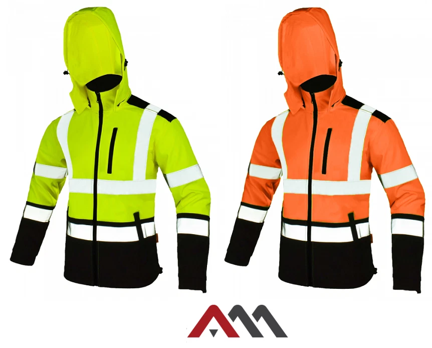 SALE Softshelljacke ArtMas SOFTREF Schutzjacke Warnjacke Softshell Arbeitsjacke - Bild 1 von 1