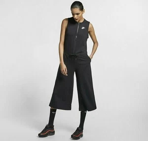 Nike Damen Overall Hose Sportswear Club Jumpsuit AR3848-010 Sample T-Shirt Neu S - Bild 1 von 4
