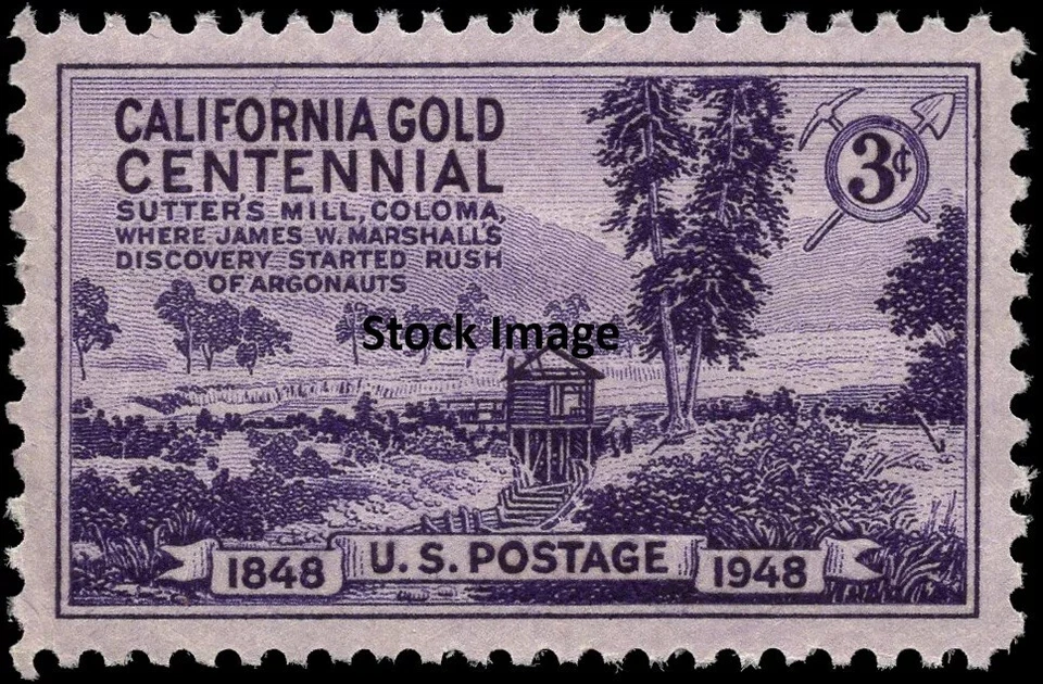 954 Centenario-del-Descubrimiento-de-oro-en-California 3 centavos MNH (Juego de 5) Foto 1 de 1