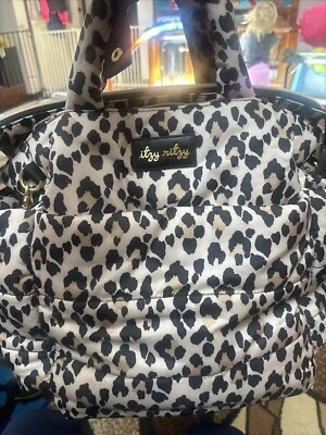 Itzy Ritzy Leopard Dream Convertible Diaper Backpack Bag & Changing Pad HTF - Image 1 of 4