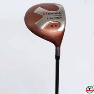 TaylorMade Titanium 9.5° Driver Bubble Graphite Regular RH 45.5" (Bad Grip) - Picture 1 of 15