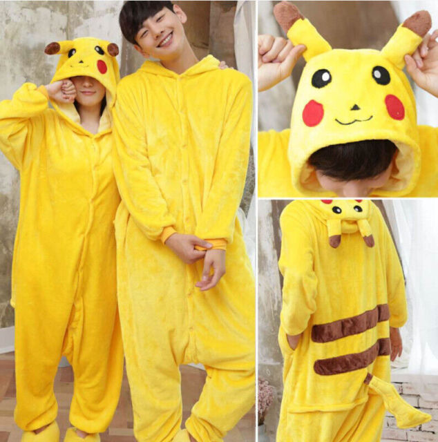 Disfraz de Pokémon para adultos, Pijama de una pieza para