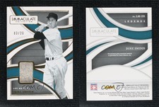 2022 Panini Immaculate Legends Materials /20 Duke Snider #LM-DS HOF