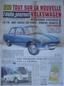 L'AUTO JOURNAL 1961 268 ESSAI DAF 600 VOLKSWAGEN 1500 PARIS TEHERAN en 2CV - Imagen 1 de 1
