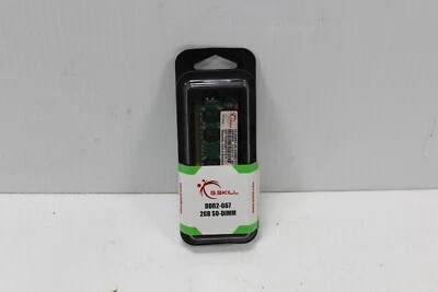 G.SKILL DDR2-667 2 GB SO-DIMM F2-5300CL5S-2GBSQ - Image 1 of 4