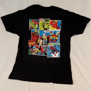 MARVEL COMICS Avengers T-shirt NEW Spider-Man, Thor, Hulk, Iron Man — Size L - Picture 1 of 6