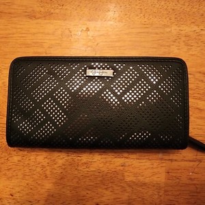 JESSICA SIMPSON Ronette Credit Card Zip-Around Perforated Wallet