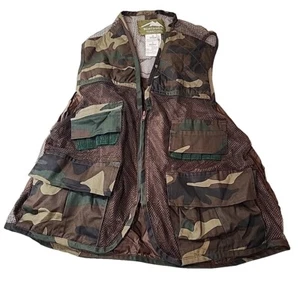 Northwest Territory Vest Mens Medium Camouflage Outerwear Army Green Utility - Picture 1 of 8