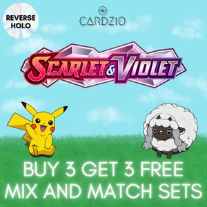 Pokemon - Scarlet & Violet Reverse Holo Singles - Choose Your Card - Picture 1 of 187