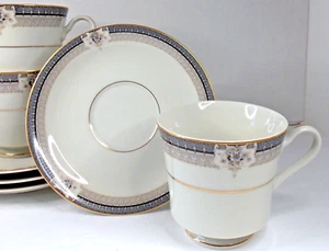 Mikasa Grande Elfenbein Tropez Tasse & Untertasse - Bild 1 von 7