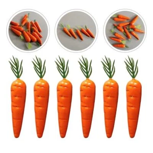 Plastic Artificial Foam Fake Mini Carrots For Wedding Party Decor US - Picture 1 of 12