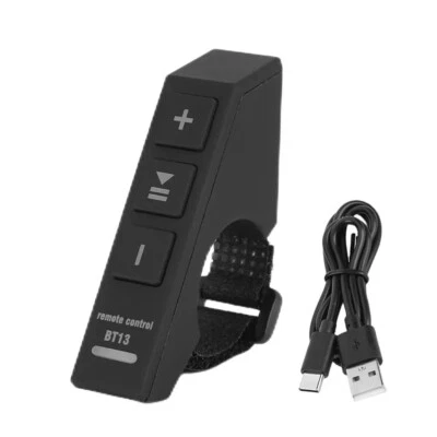 Neue Wireless Bluetooth 5.0 Motorrad Lenkrad Media Fernbedienung Wasserdicht - Bild 1 von 4