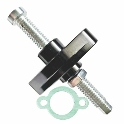 BLACK MANUAL CAM CHAIN TENSIONER KAWASAKI 2003 2004 KLX400 2003-2006 KFX400 T13 - Image 1 of 4