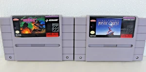 Super Nintendo Gradius III and Final Fantasy Mystic Quest *Tested* - Picture 1 of 12