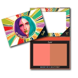 Rude Cosmetics My Other Half Duo Shade Face Palette Yin And Yang 13gm - Picture 1 of 8