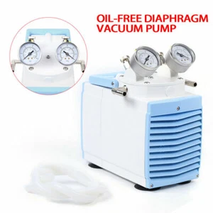 Bomba de vacío de diafragma portátil sin aceite 110 V GM-0,5A 30 L/min bomba sin aceite de laboratorio - Imagen 1 de 11