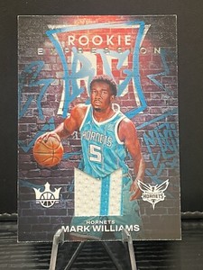 Mark Williams 2022-23 Panini Courts Kings  #REM-MWH 2 Color Patch HORNETS