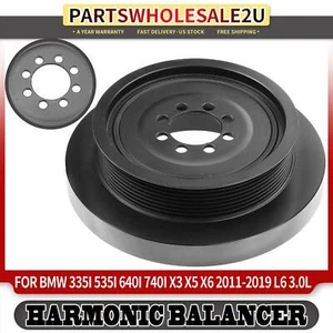 Engine Harmonic Balancer for BMW 335i 535i 640i 740i xDrive X3 X5 X6 M235i 3.0L - Picture 1 of 8