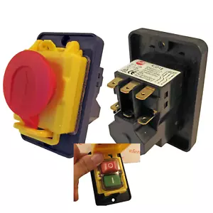 Interruttore 380V - 400 V 50 Hz tripolare con fungo di sicurezza KJD18 KEDU - Imagen 1 de 2