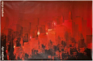 Póster original vintage Empire State New York City Container Corp 1968 Skyline - Imagen 1 de 1