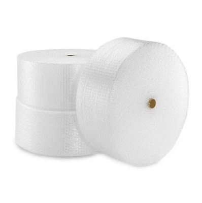 12 inch Small (3/16") Bubble Cushioning Wrap Cored Perforated - 1400 Feet - Image 1 of 2