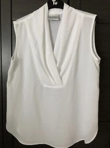 Frank Usher Womens Sleeveless Blouse Size 38/10 VGC - Picture 1 of 5