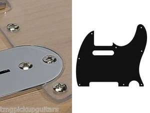 1 Pickguard Tele Telly durchsichtig transparent 8 Loch mit SC Fräsung neck PU - Picture 1 of 1