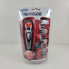 New Philips Norelco All In 1 G370 Grooming Shaver Trimmer Black W/ Storage Pouch