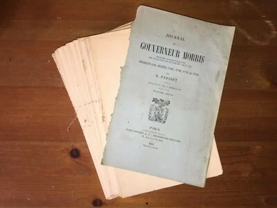 Journal du Gouverneur Morris par E. Pariset - Photo 1/2