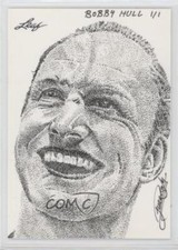 2013-14 Leaf Best of Hockey Sketch Cards 1/1 Bobby Hull Juan Rosales HOF 0i6