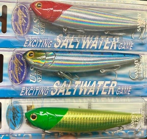 (Lot of 3) Lucky Craft SW Sammy 128 Topwater Walking Pencil 5” Inshore Saltwater - Picture 1 of 10