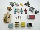 Lot of Minecraft Toys- Figures & Accessories- Animals, Weapons, Blocks