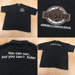 Americas Most Wanted Fights Back true crime tv show t-shirt XL vtg 90s y2k usa - Picture 1 of 6