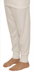 Boys long Johns Extra warm white & Grey - Picture 1 of 4