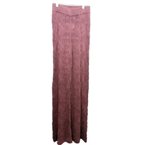 Free People FP Beach Solid Brown Crochet High Rise Pant Size XS NWOT - Picture 1 of 7