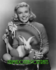 DORIS DAY 8X10 Lab Photo 1950s EASTER Bunny, Eggs in Basket, Adorable Portrait