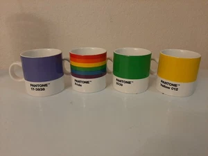 Pantone Espressotassen 4 Stück unbenutzt schöner Zustand 4 Unzen  - Bild 1 von 6