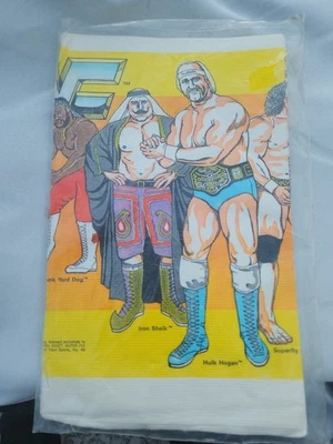 C.A. Cubierta de mesa Reed WWF Wrestling Hulk Hogan 1985 vintage rara Foto 1 de 4