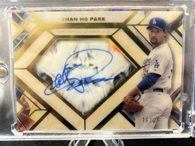 2025 Topps Diamond Icons of the Diamond Chan Ho Park - en tarjeta automática/25 Dodgers Foto 1 de 2