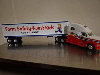 1:64 Liberty Classics Ford Aeromax Diecast Semi Farm Safety 4 Just Kids Lim Ed - Image 1 of 4