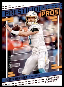 2023 Panini Prestige #PP-18 Justin Herbert Prestigious Pros Red #/399 - Picture 1 of 2