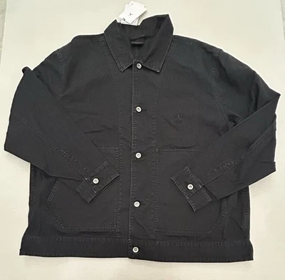 Nike Air Jordan Essentials Chicago Denim Jacket Mens 2XL FN4527 Black $130 - Image 1 of 4