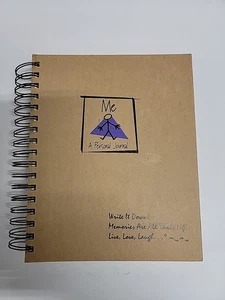 Journals Unlimited Write It Down Series Blank Guided Spiral Personal Journal - Picture 1 of 4