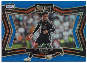 Panini Fifa Select 2024-25 Ethan Nwaneri Blue Prizm - Bild 1 von 2